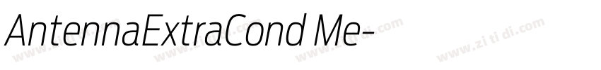 AntennaExtraCond Me字体转换